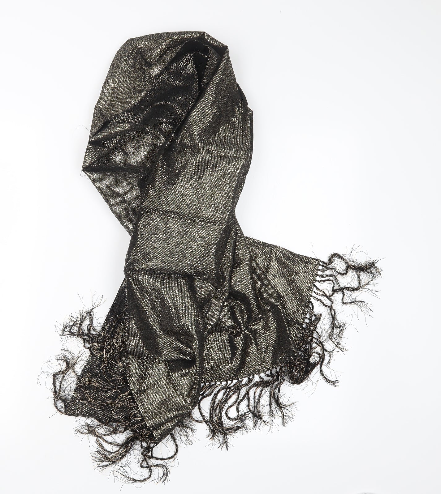 Preworn Womens Gold Scarf