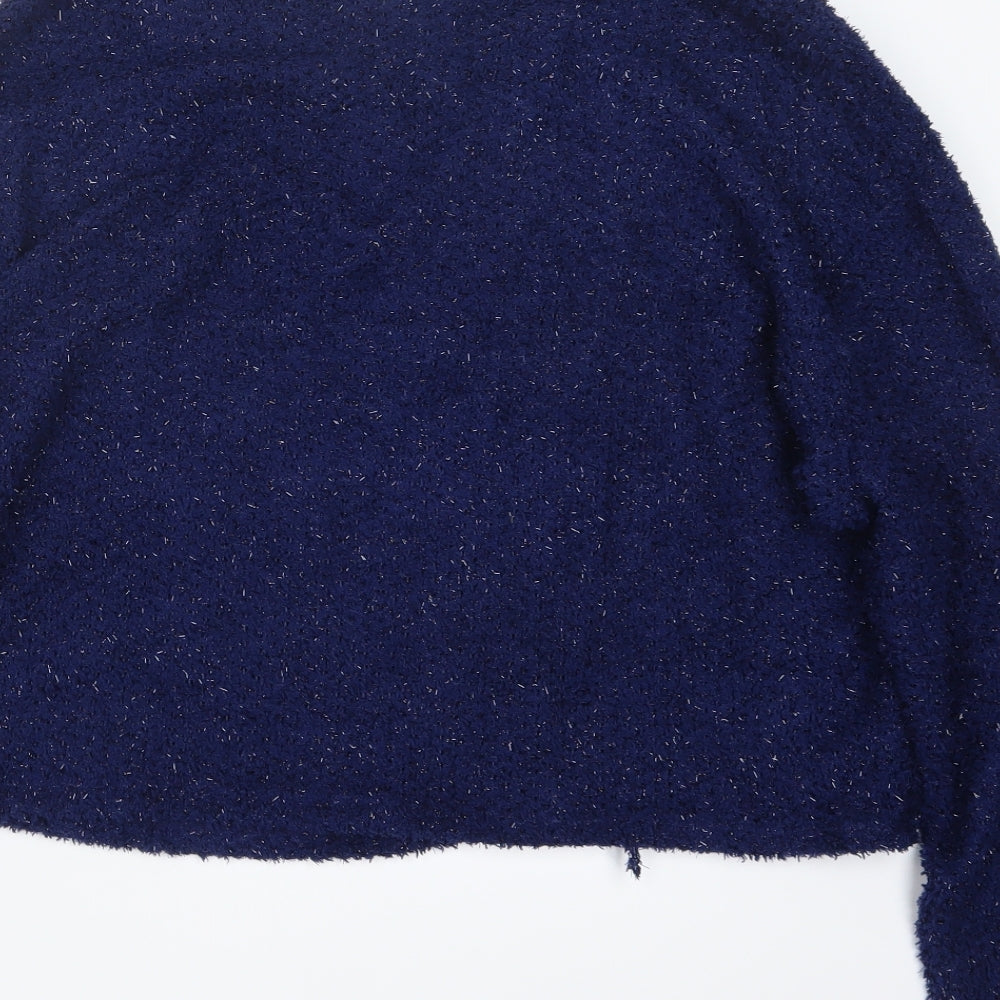 Divided by H&M Womens Blue Knit Pullover Jumper Size L