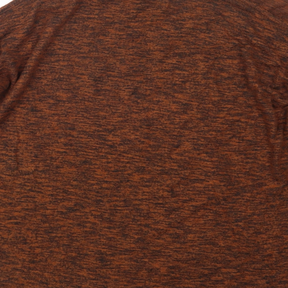 New Look Womens Brown Basic T-Shirt Size S - Open Shoulders