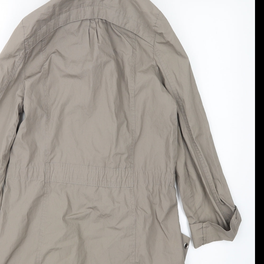 Denim Co Womens Beige Jacket Coat Size 8
