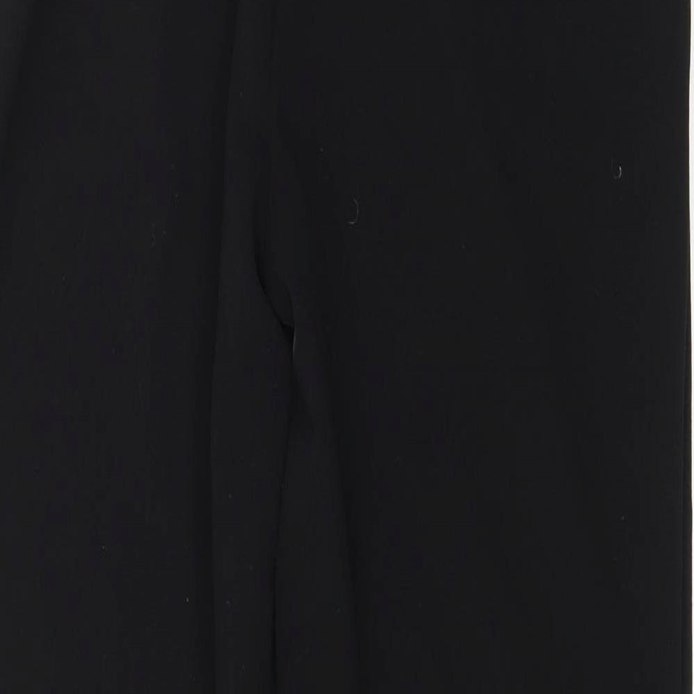 Preworn Womens Black Trousers Size 28 in L26 in