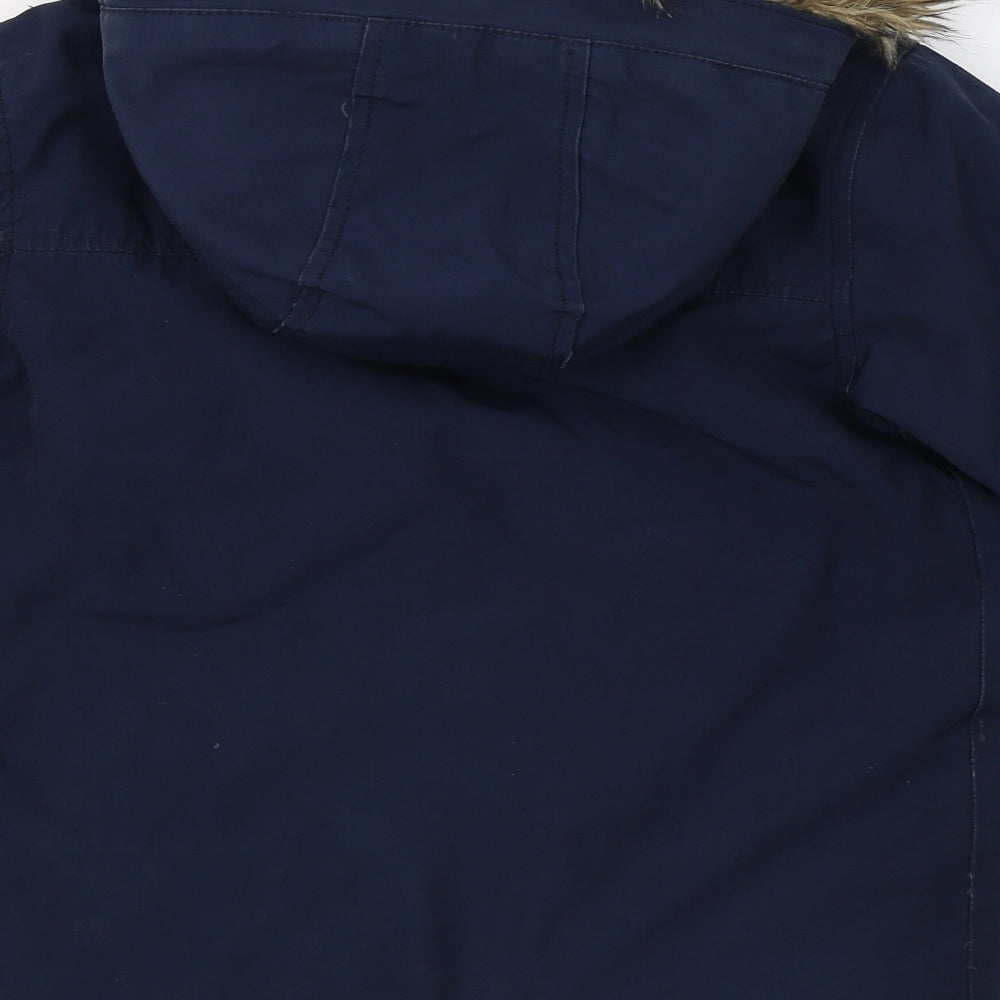 Gap Boys Blue Parka Coat Size XS