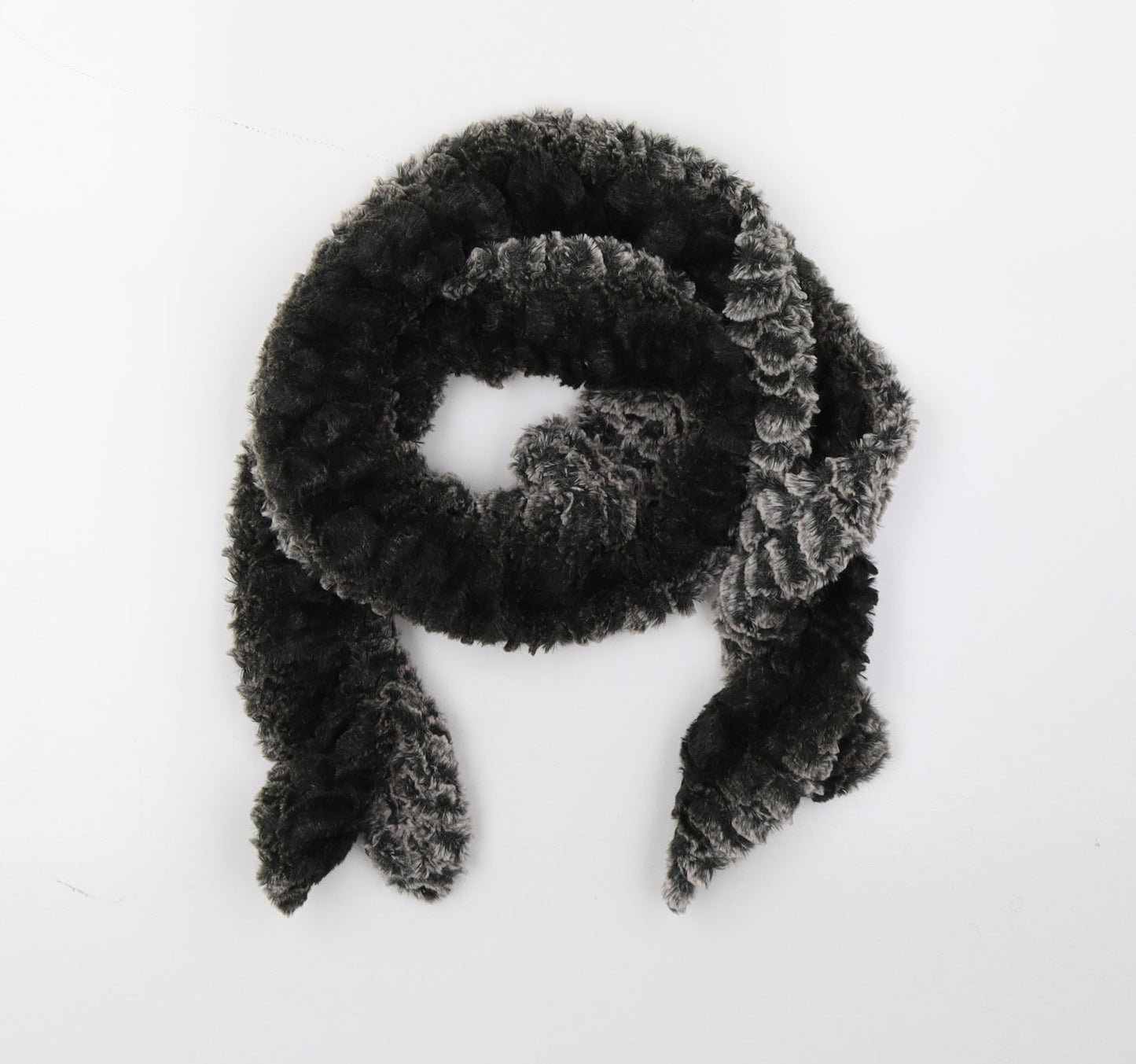 Preworn Womens Grey Scarf - stretch