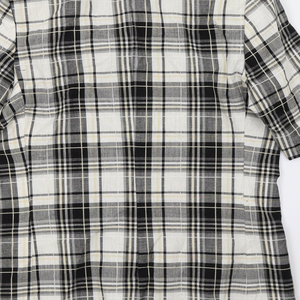 Marks and Spencer Womens Multicoloured Check Jacket Blazer Size 16