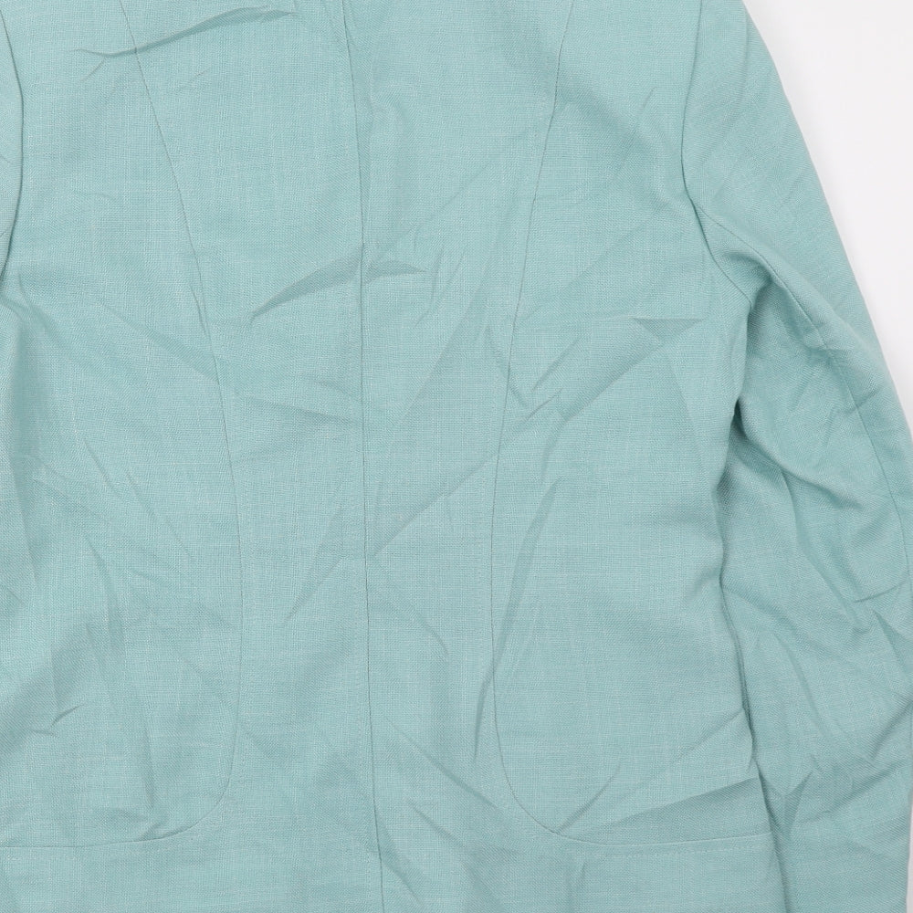 Autonomy Womens Blue Jacket Blazer Size 10