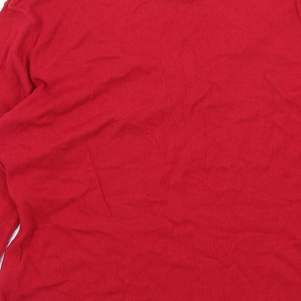 editions Womens Red Pullover Jumper Size 16