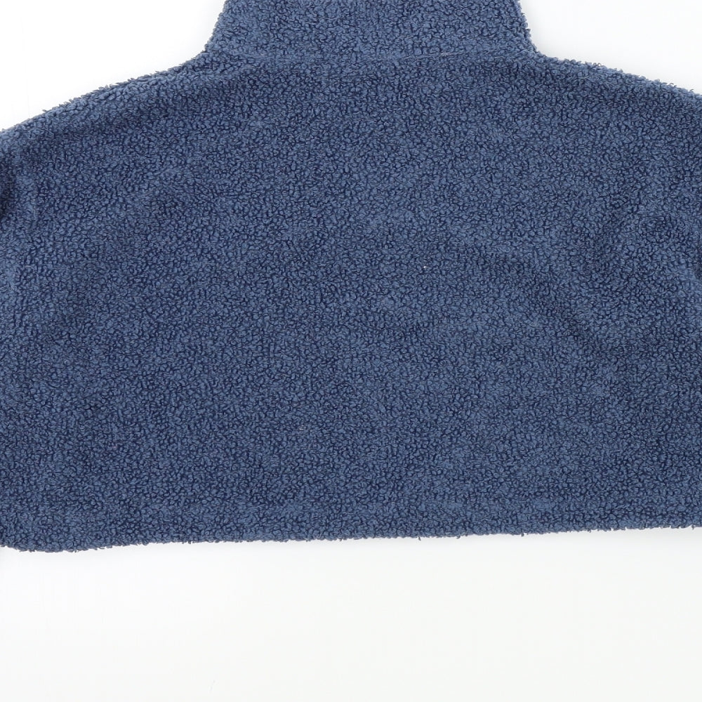 SheIn Girls Blue Colourblock Pullover Jumper Size 14 Years