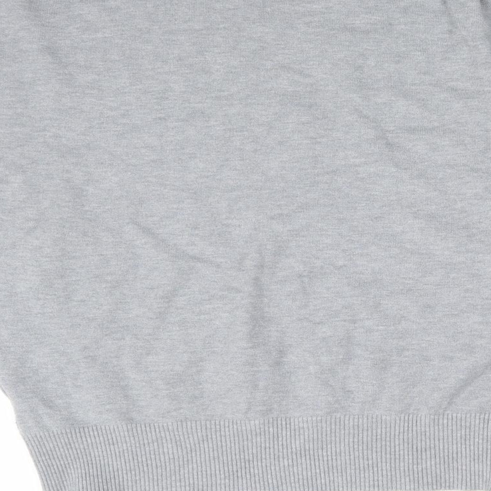 Quiz Womens Grey Pullover Sweatshirt Size L