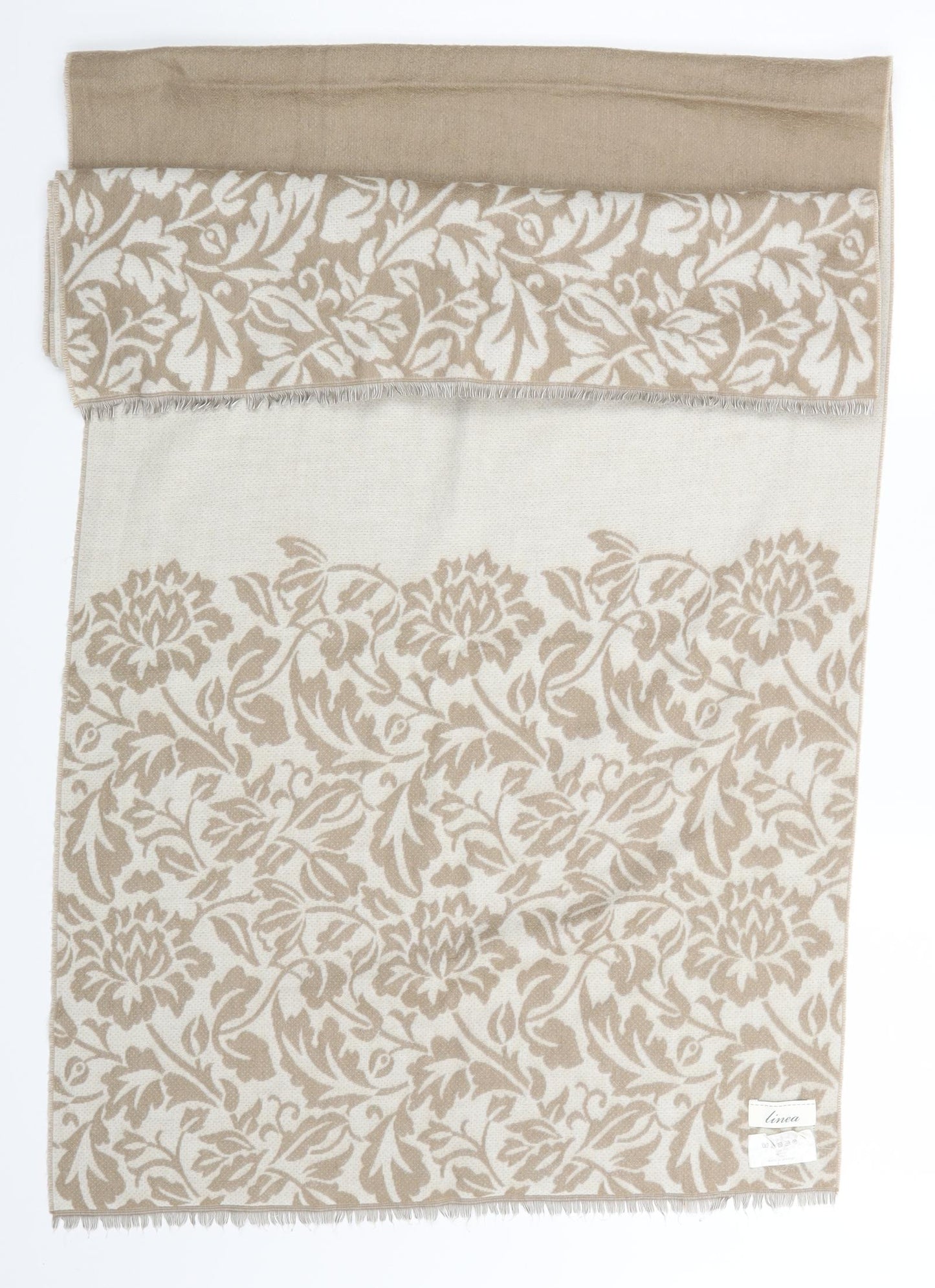 Linea Womens Multicoloured Floral Scarf - Double-sided