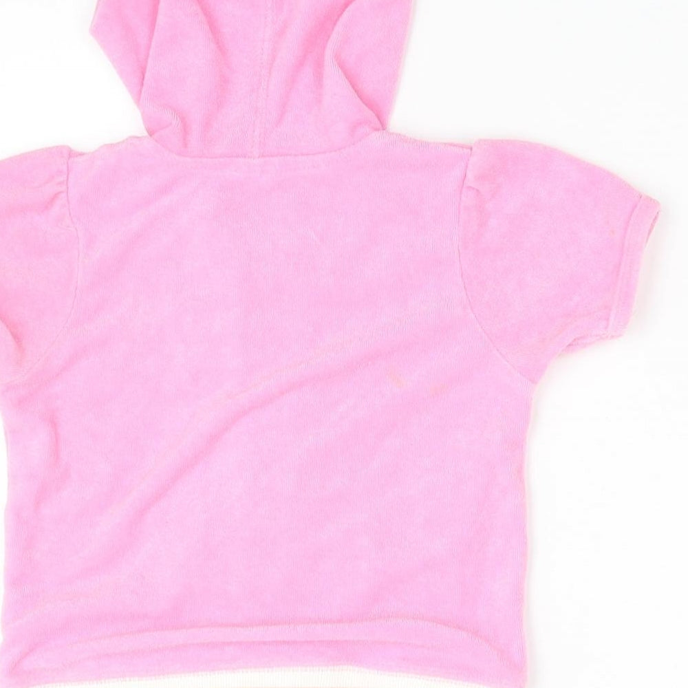 George Girls Pink Cardigan Jumper Size 6-9 Months