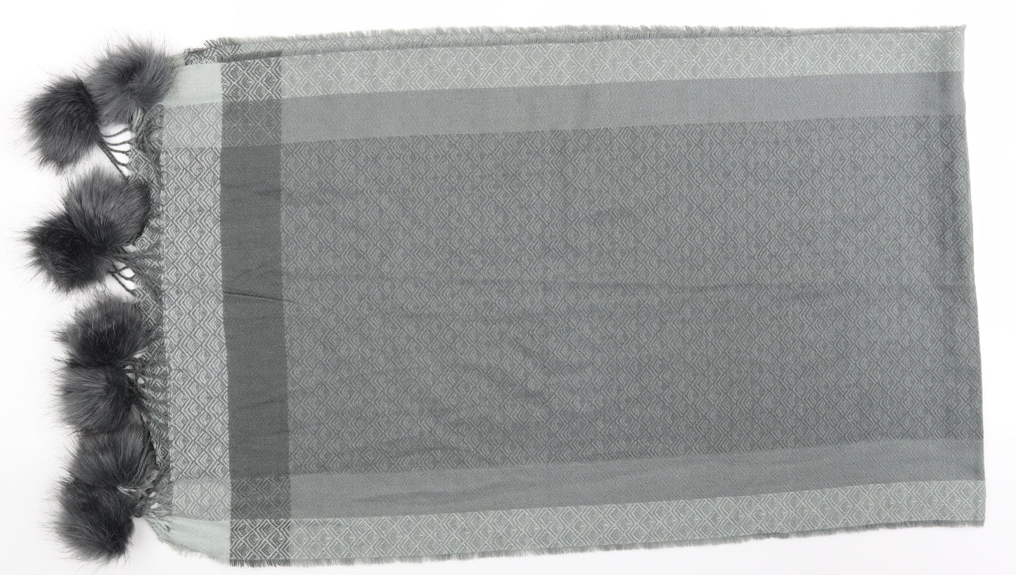 Dorothy Perkins Womens Grey Argyle/Diamond Scarf