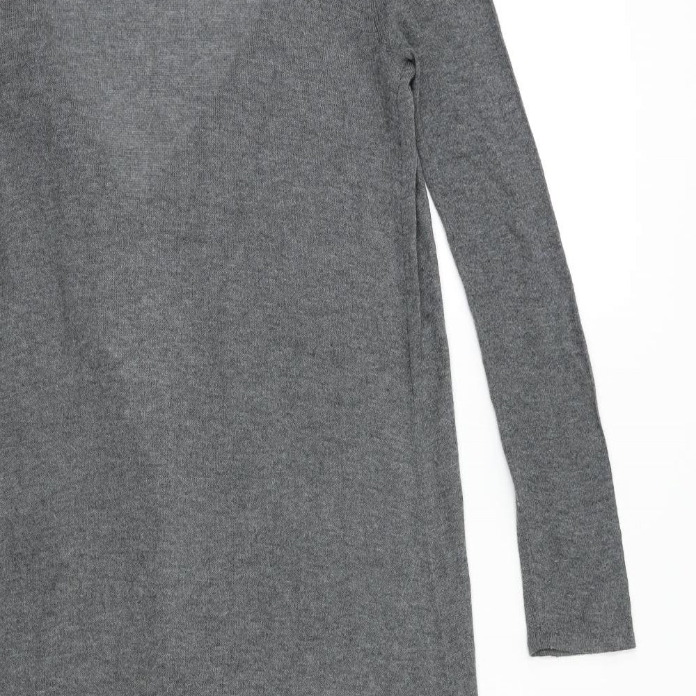 Red Herring Womens Grey Knit Cardigan Jumper Size 8