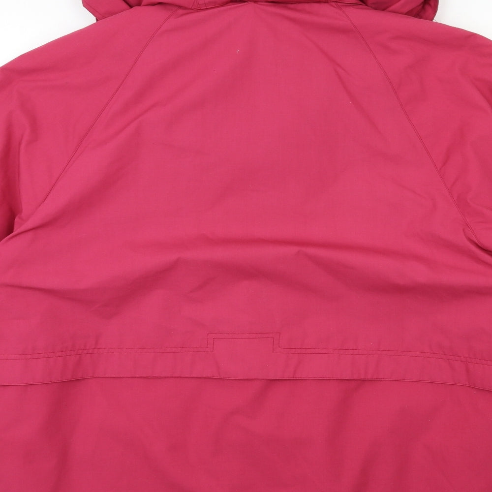 telemac Womens Pink Overcoat Coat Size M