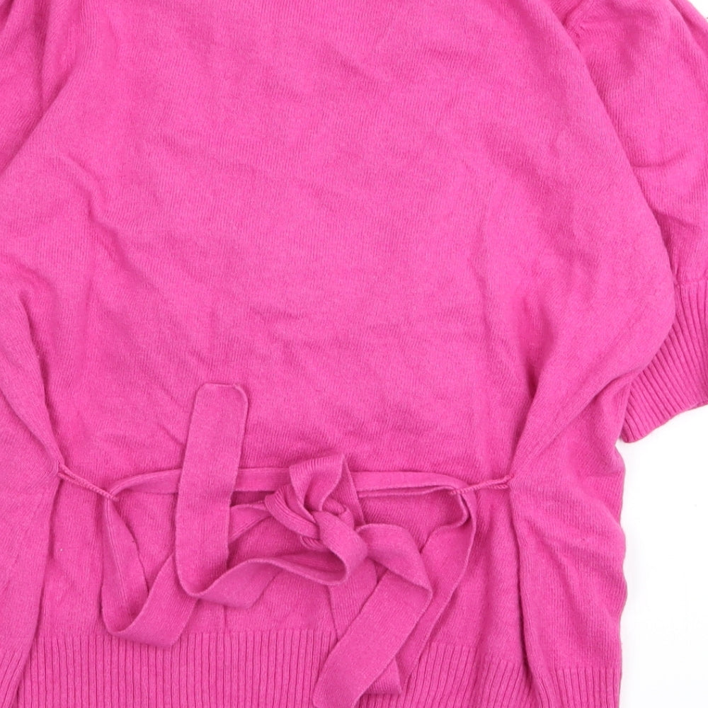 NEXT Womens Multicoloured Floral Pullover Jumper Size 10 - top/jumper