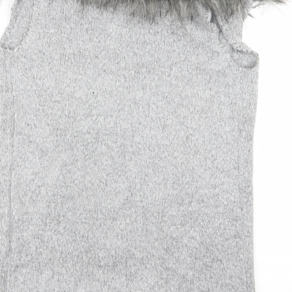 Primark Girls Grey Cardigan Jumper Size 11-12 Years