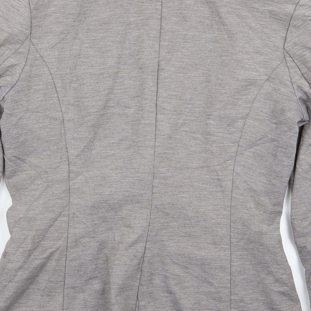 H&M Womens Grey Jacket Blazer Size 10