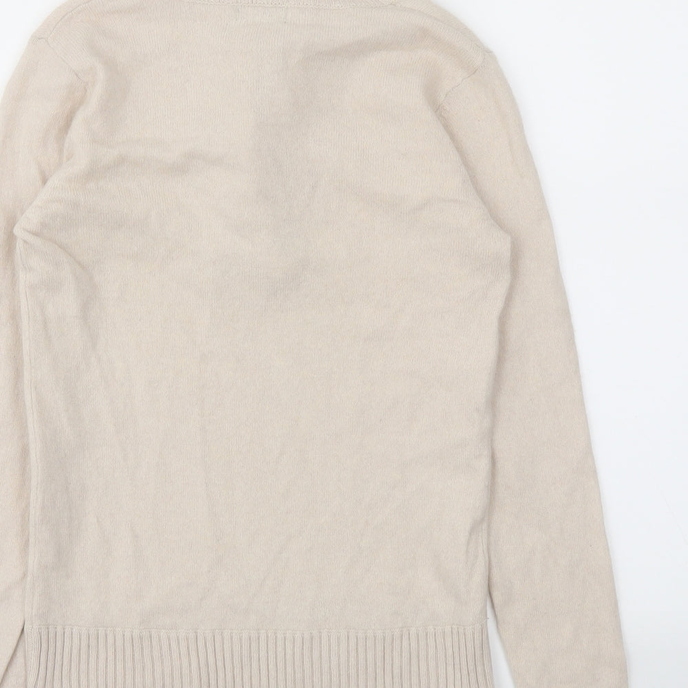 F&F Womens Beige Pullover Jumper Size 12
