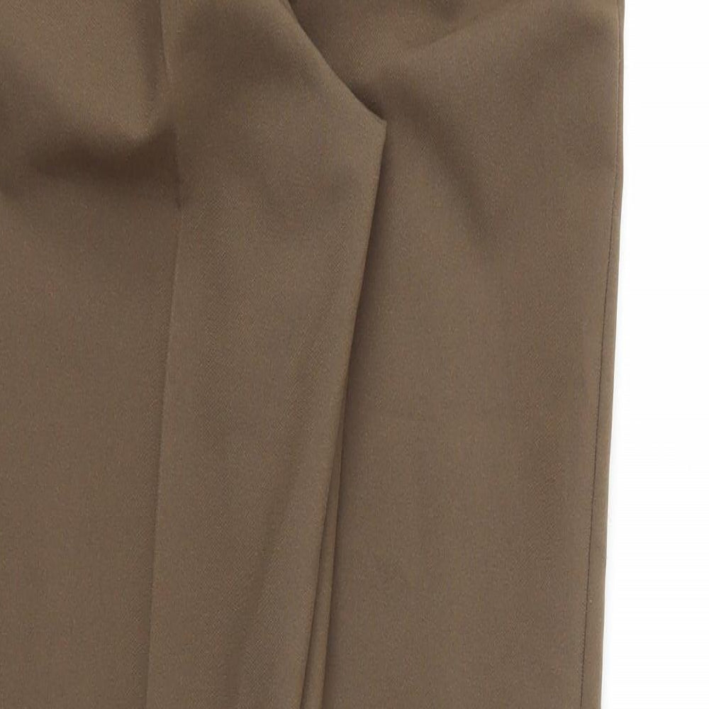 Preworn Womens Brown Trousers Size 30 L29 in - Stretch waistband