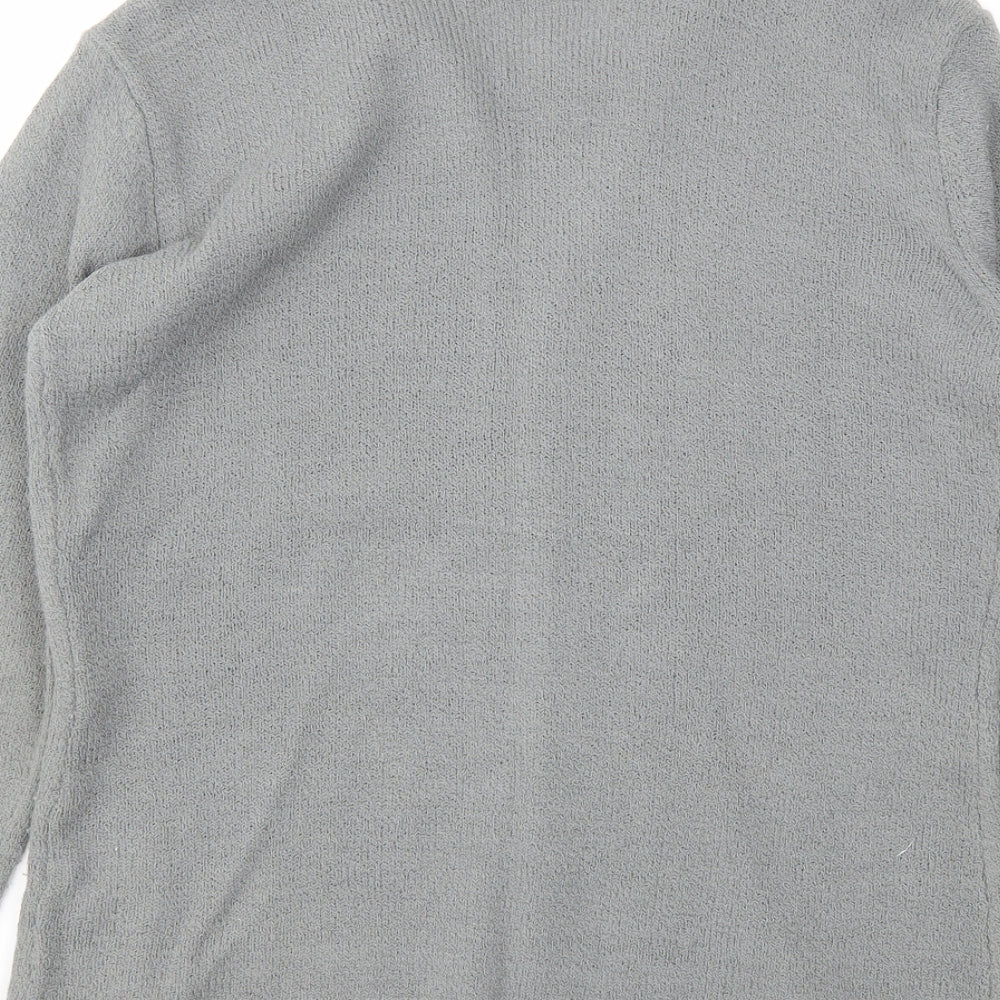 Bonmarché Womens Grey Cardigan Jumper Size M