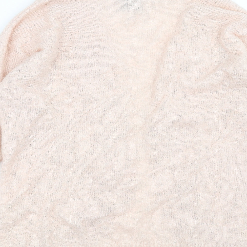 fashion express Womens Pink Cardigan Jumper Size S