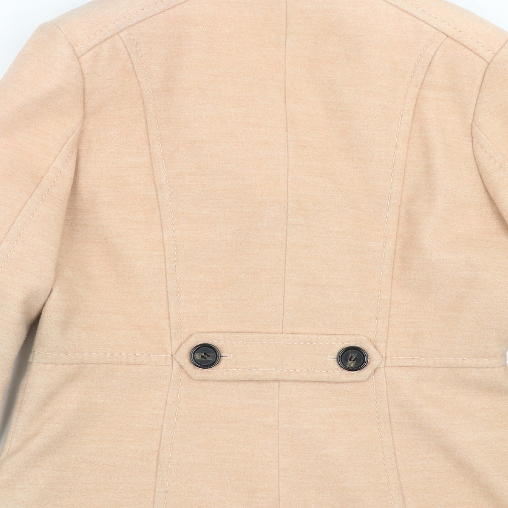 H&M Womens Pink Pea Coat Coat Size 12