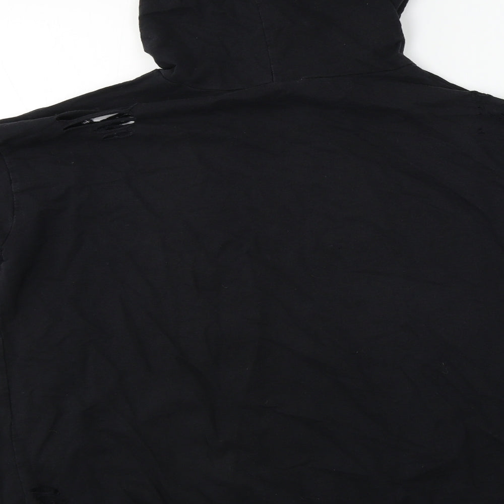 Select Womens Black Pullover Hoodie Size 12