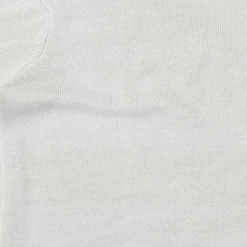 BM Womens Grey Basic T-Shirt Size S