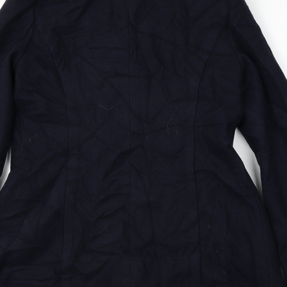New Look Womens Blue Jacket Coat Size 10