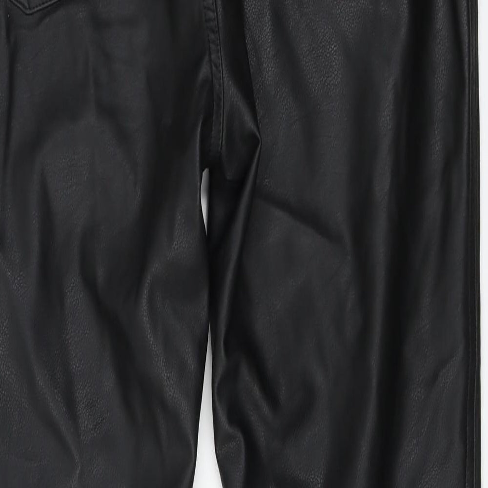 H&M Womens Black Trousers Size 12 L24 in