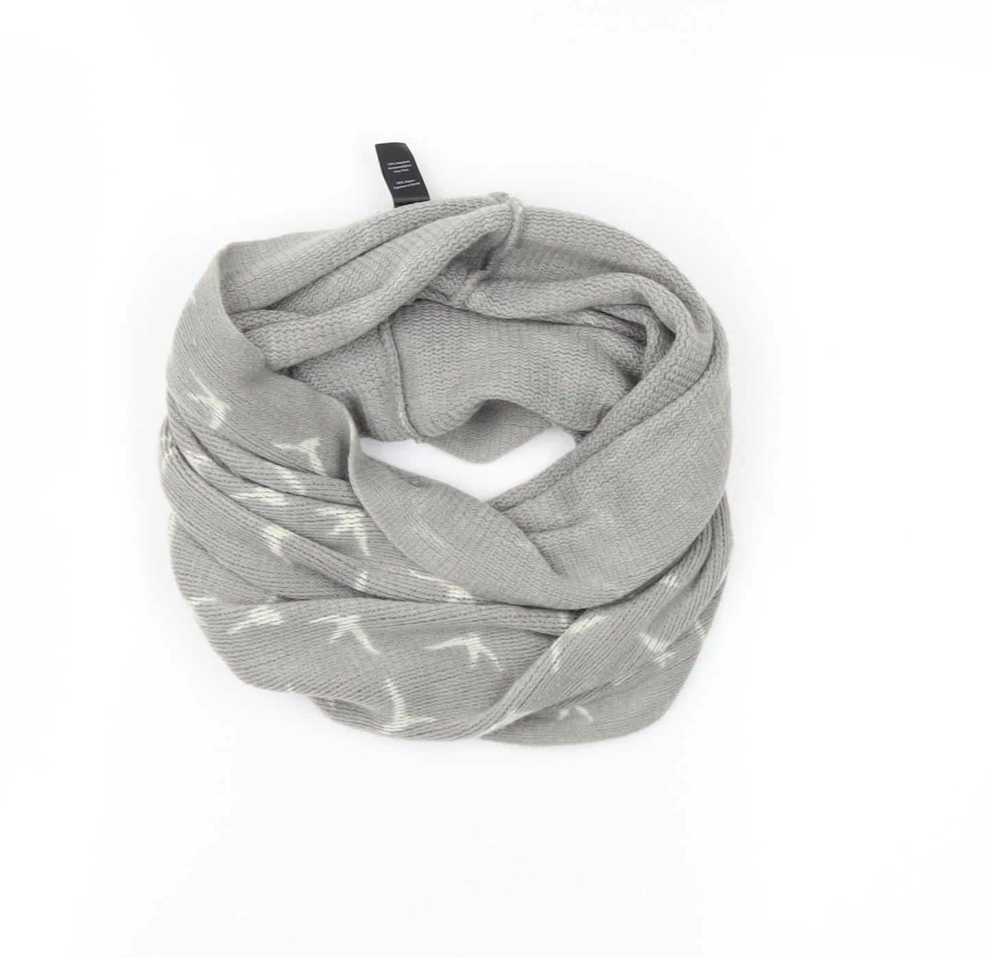 Warehouse Womens Grey Geometric Scarf