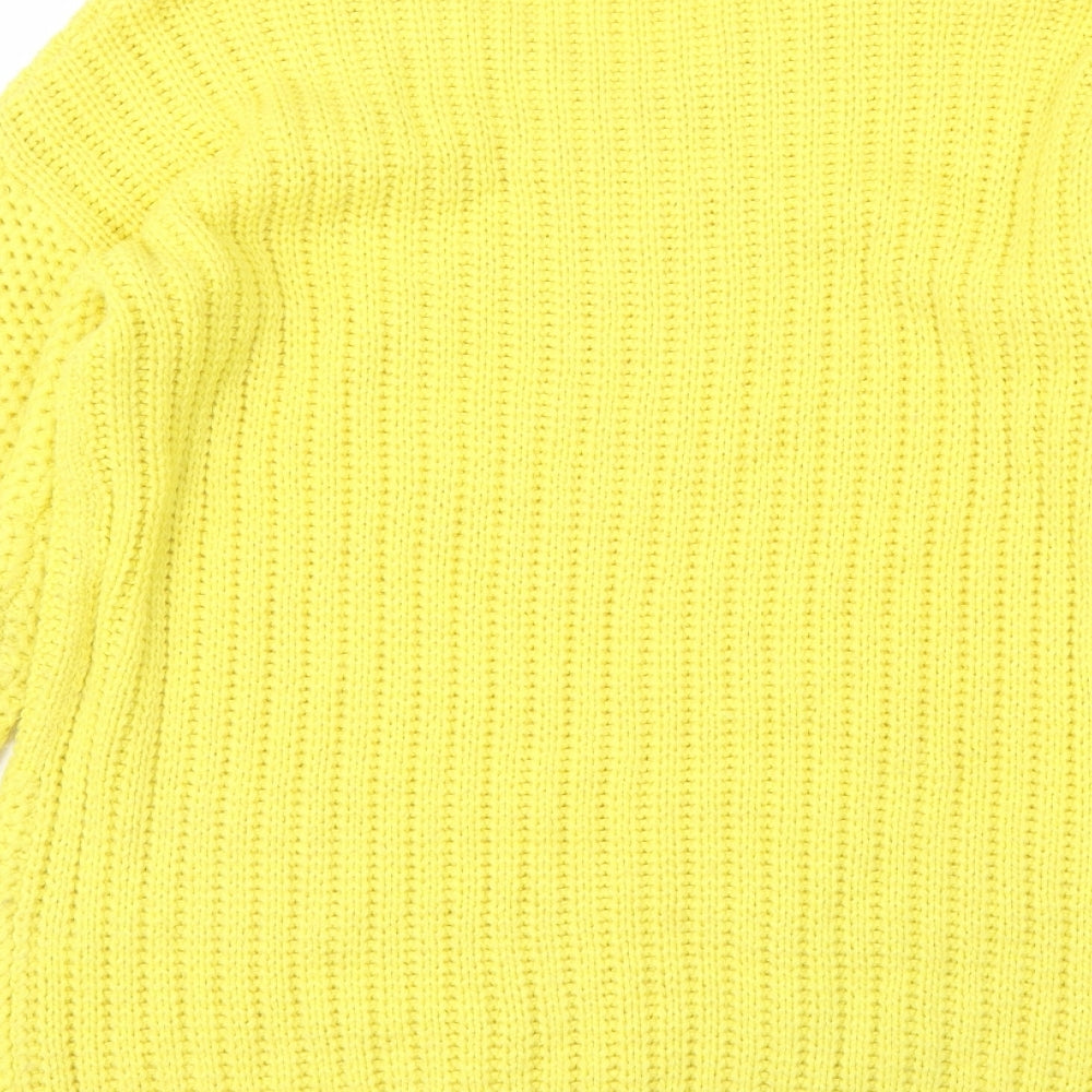TU Womens Yellow Pullover Jumper Size 8