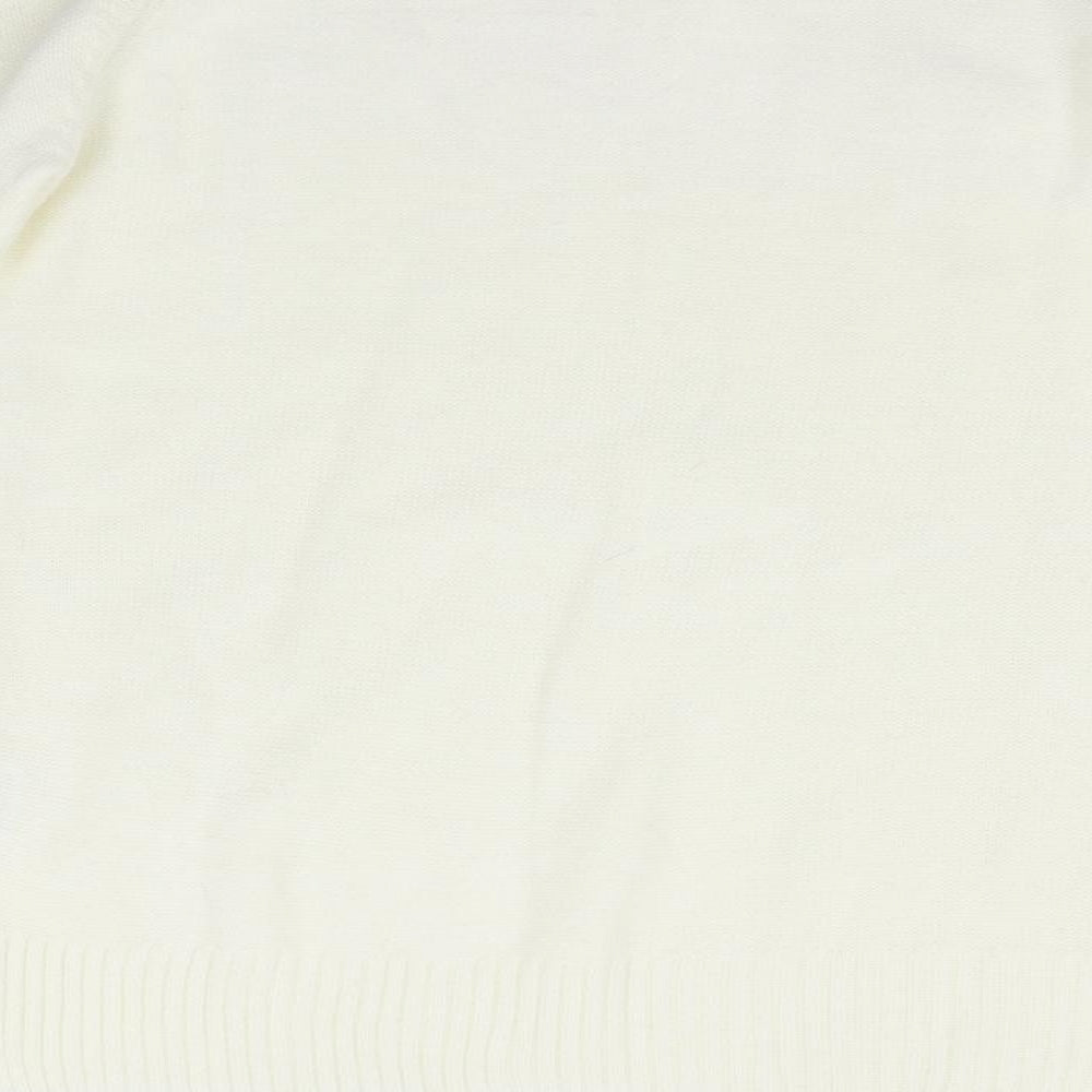 EWM Womens Beige Pullover Jumper Size M