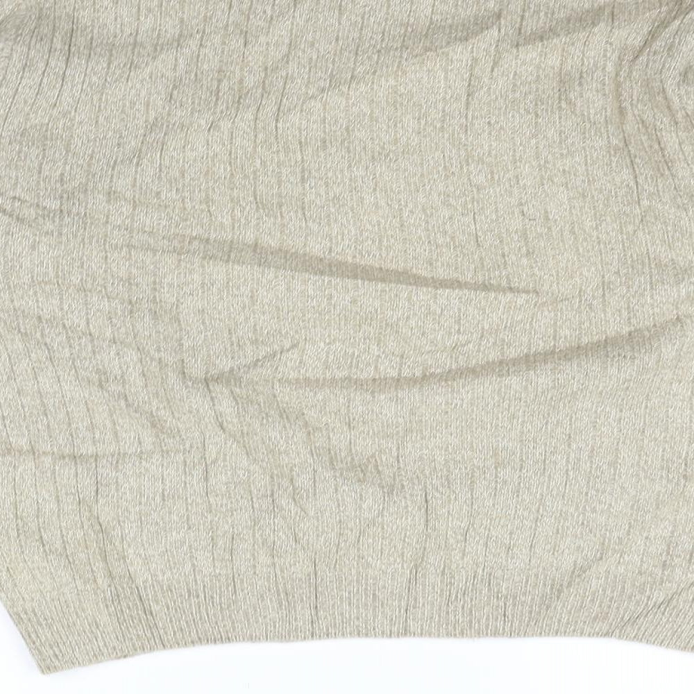 Causal Club Mens Beige Pullover Jumper Size S