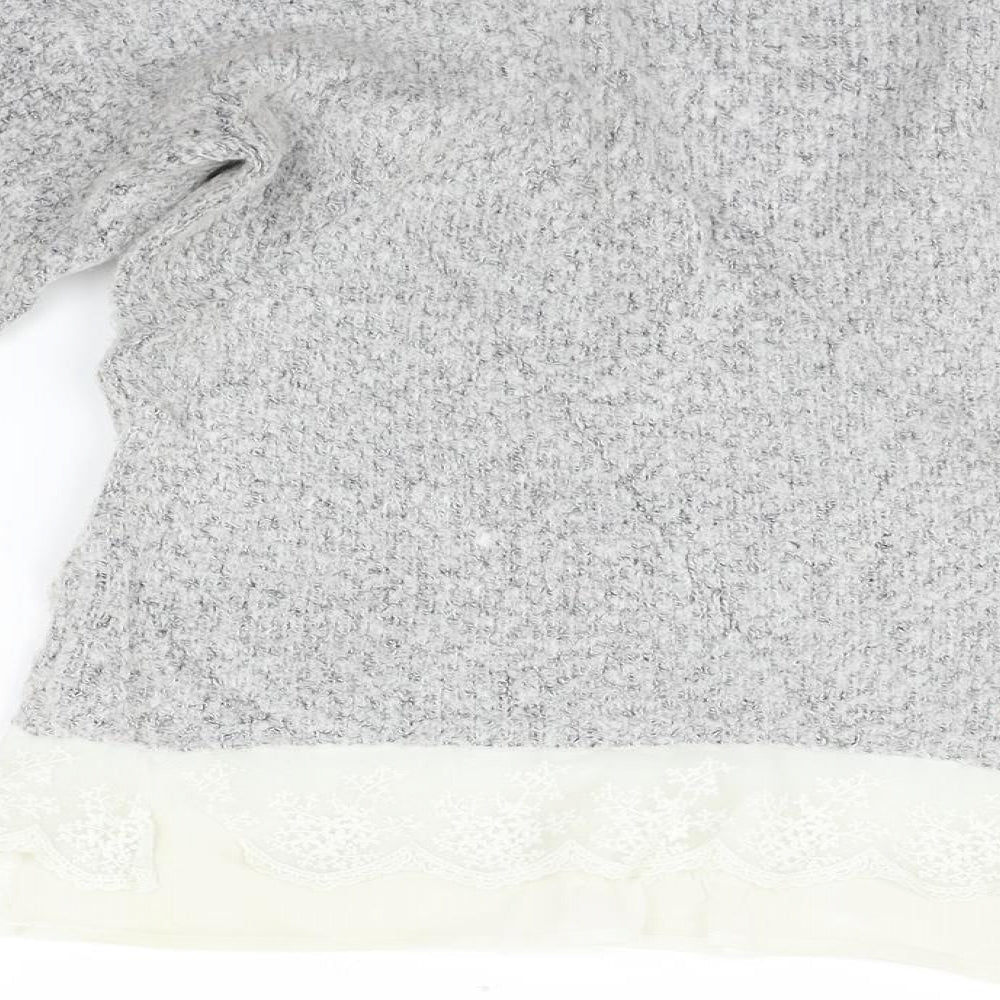 Young Dimension Girls Grey Pullover Jumper Size 9-10 Years