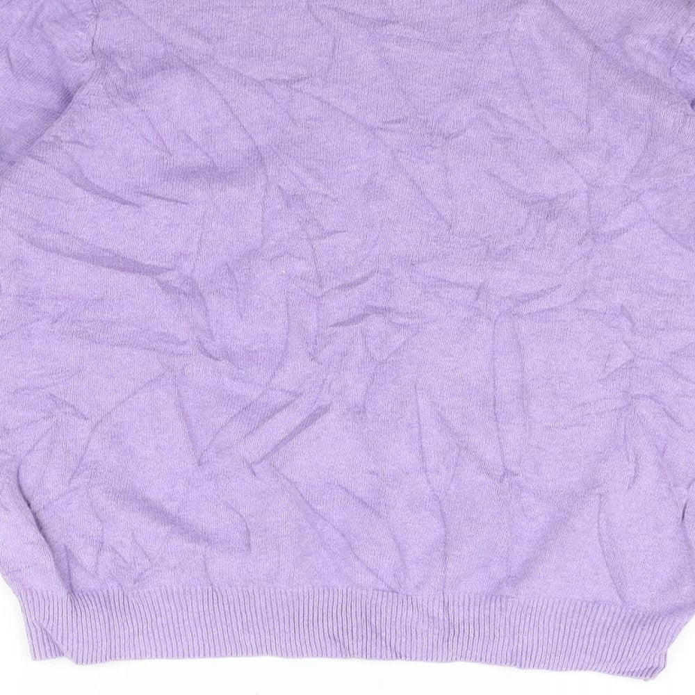 Marks & Spencer Womens Purple Pullover Jumper Size M - washable marks