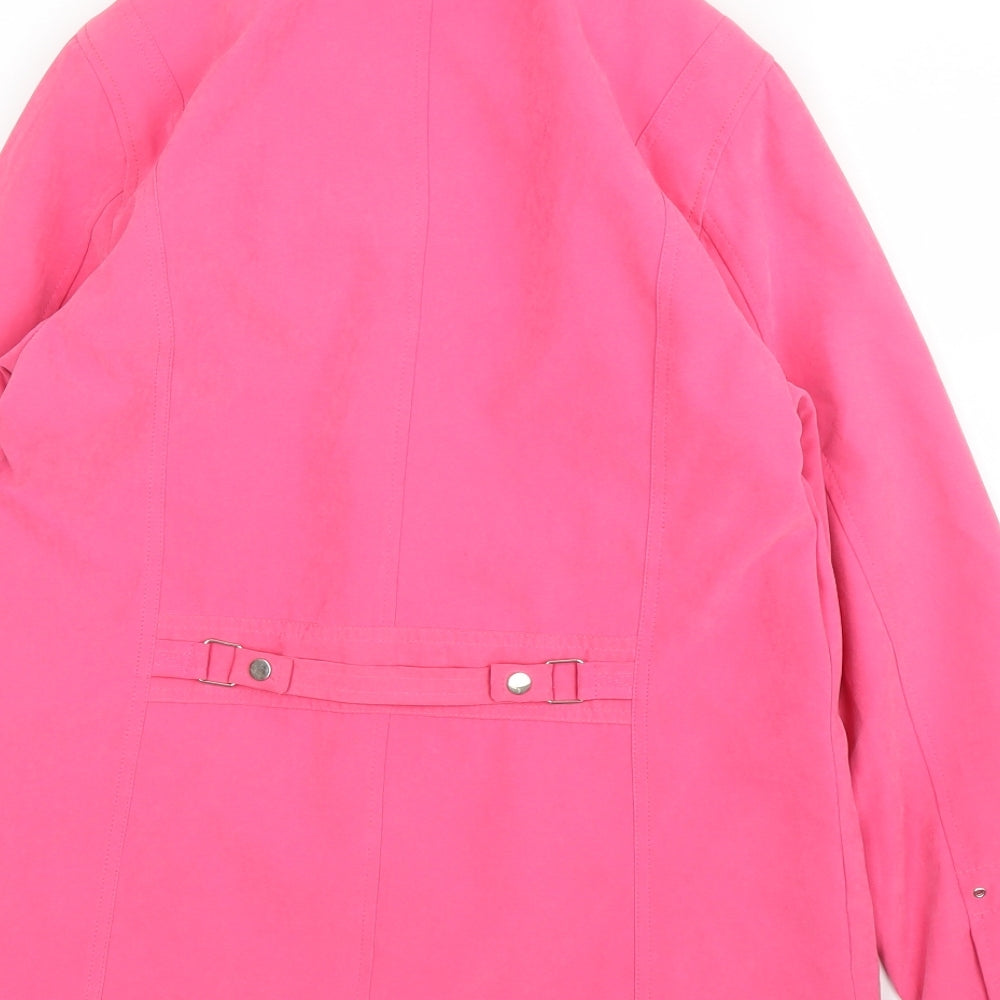 Klassik Womens Pink Overcoat Coat Size 10