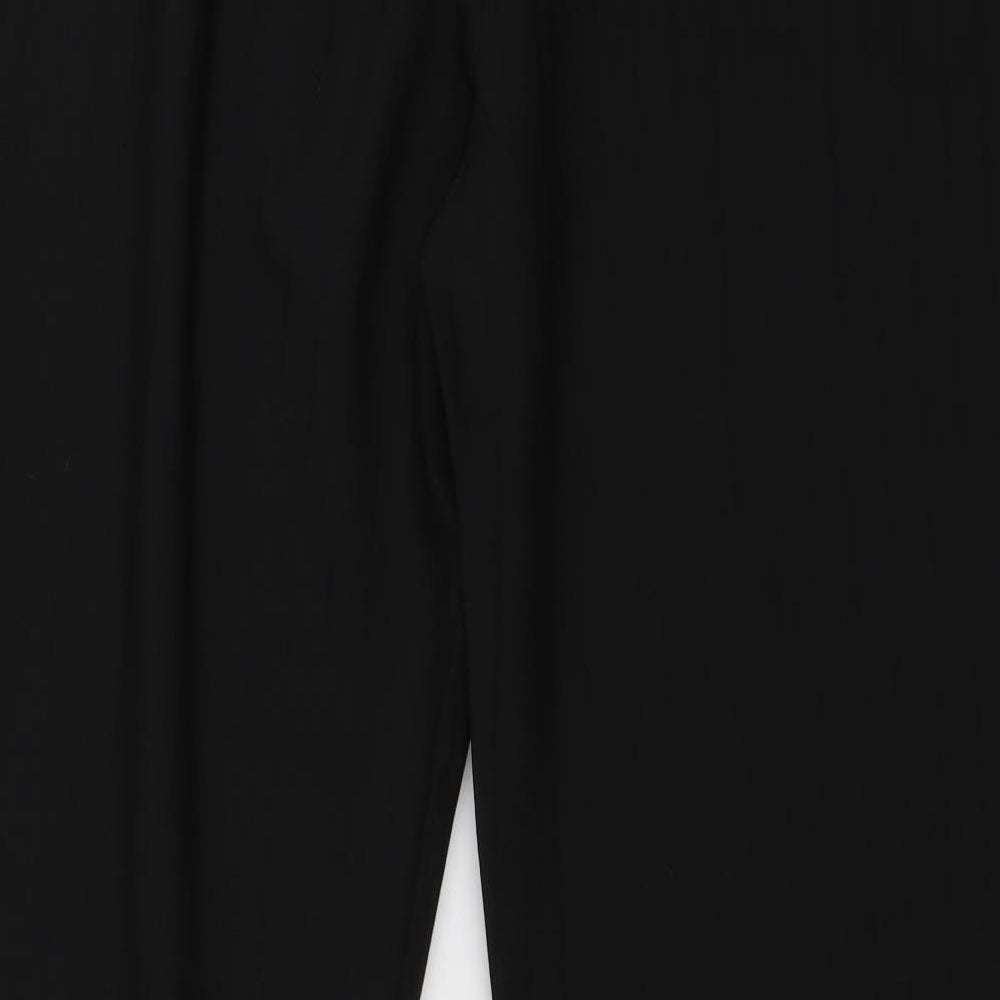 katy baker Womens Black Striped Trousers Size 16 L29 in - smart