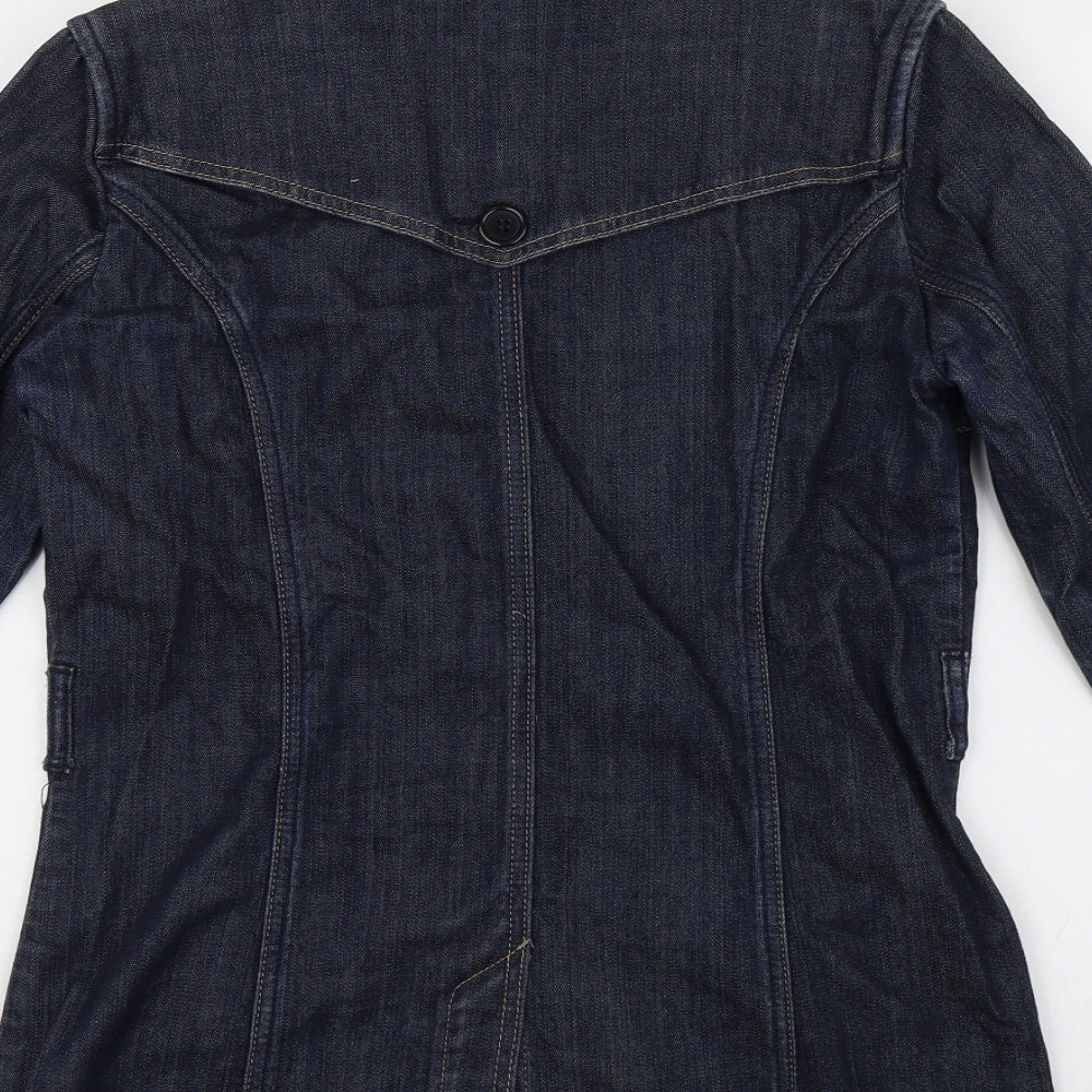 Jou Jou Womens Blue Jacket Size S