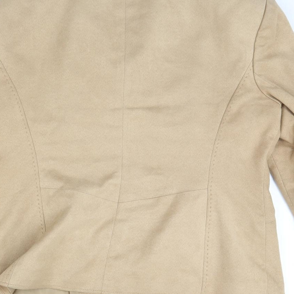BHS Womens Beige Jacket Coat Size 14