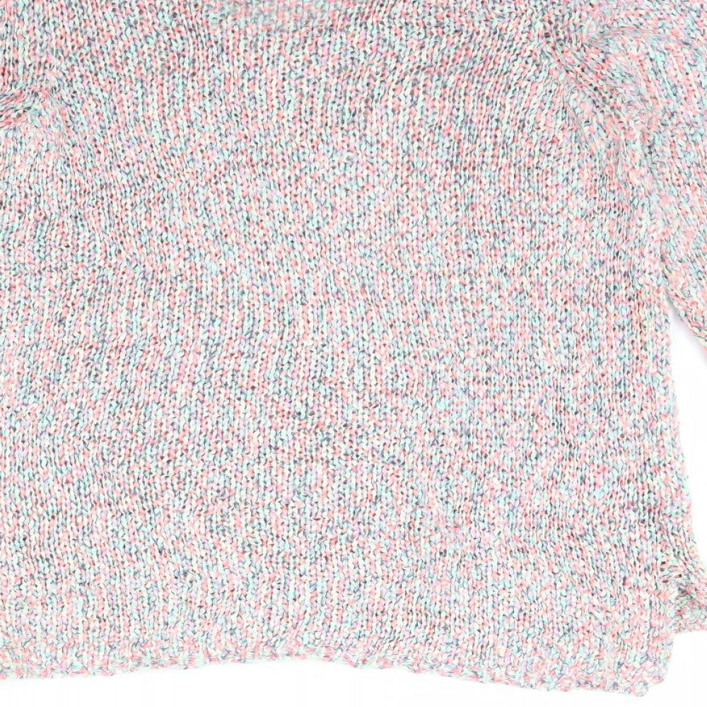 m&s Womens Pink Pullover Jumper Size 12