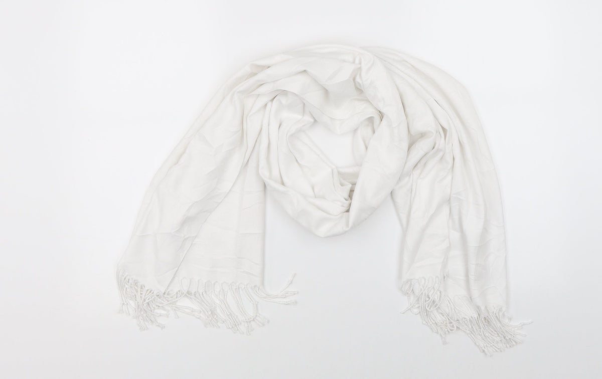 Preworn Womens White Shawl/Wrap