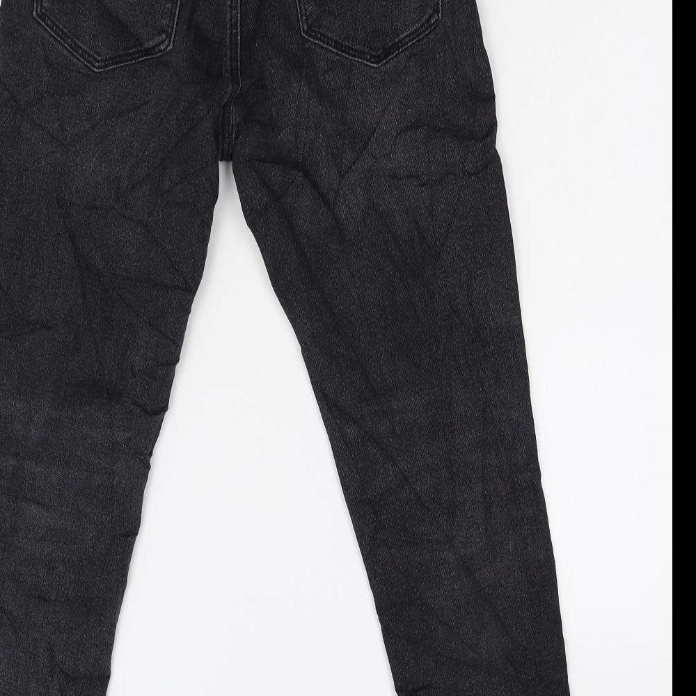 Stradivarius Womens Black Denim Skinny Jeans Size 10 L26 in