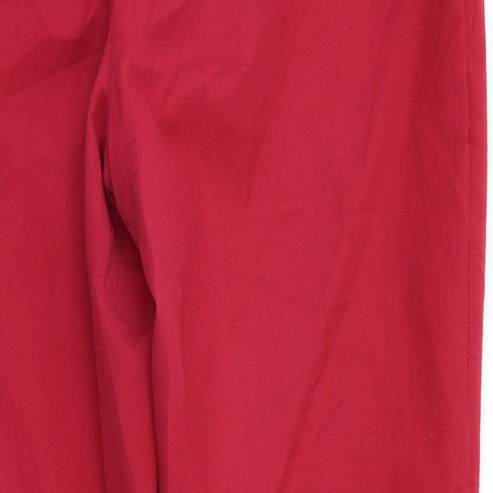 Reitzman Womens Red Skinny Jeans Size 10 L24 in