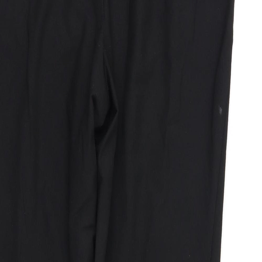 Marks & Spencer Womens Black Dress Pants Trousers Size 12 L28 in