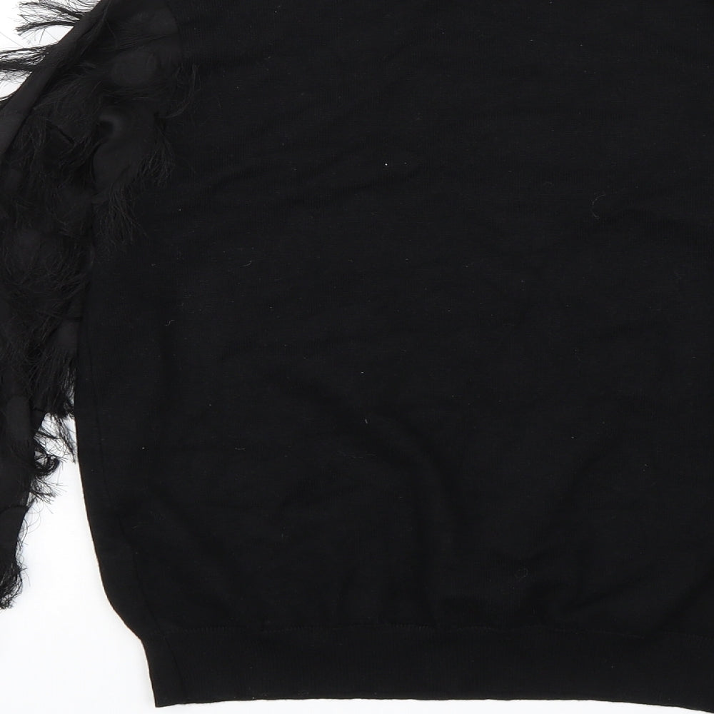 New Look Womens Black Basic Blouse Size S