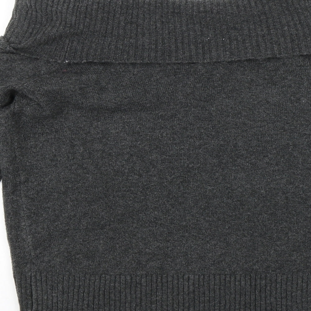 River Island Mens Grey Pullover Jumper Size XS