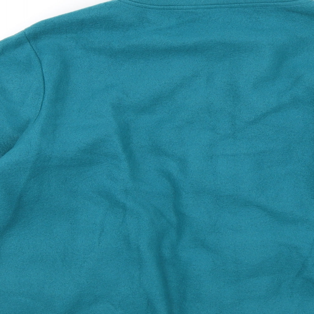 Anne De Lancay Womens Green Full Zip Jumper Size S