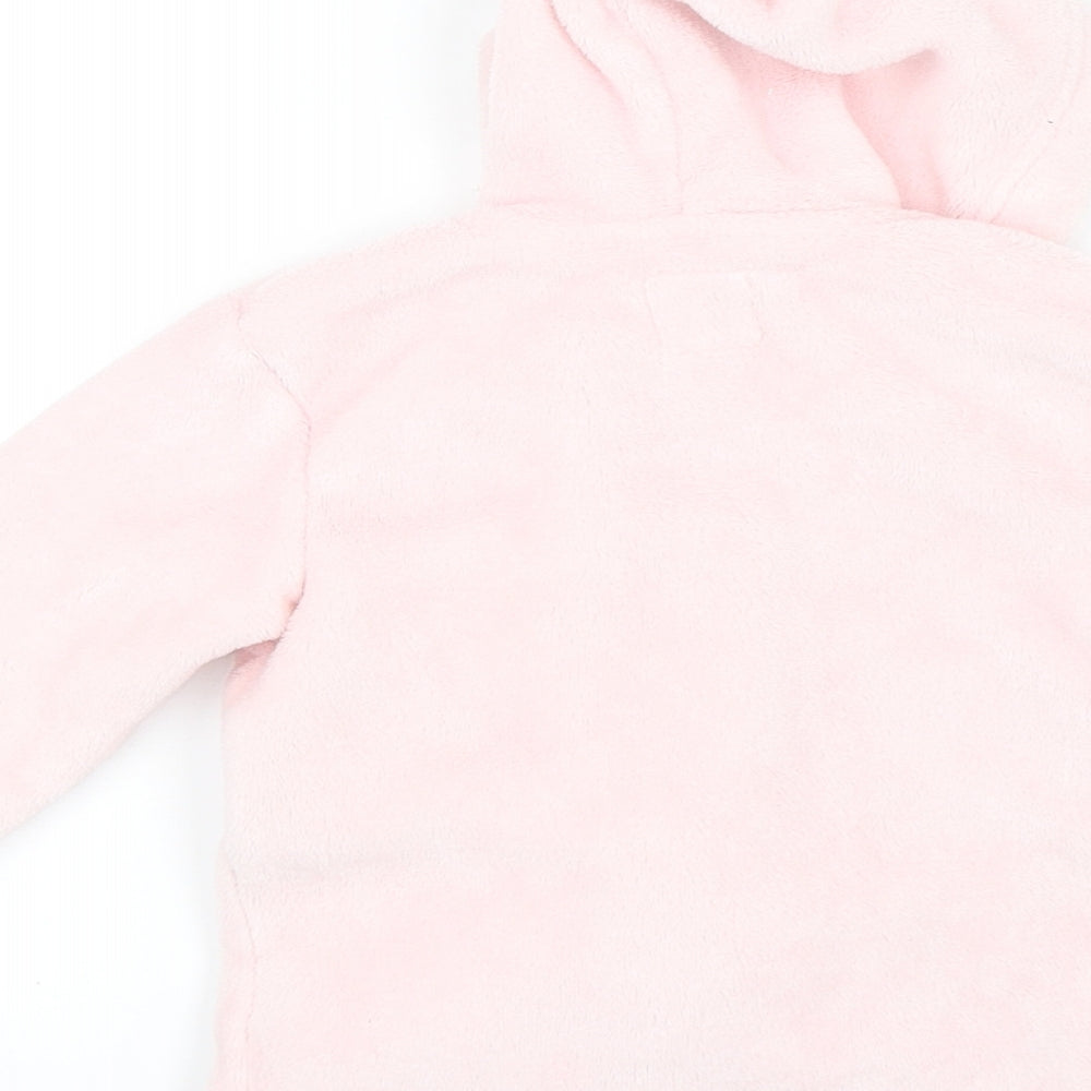 Primark Baby Pink Solid Kimono Robe Size 6-9 Months