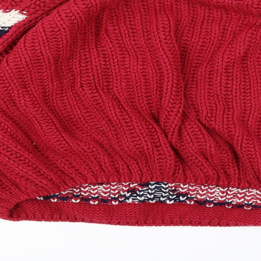 Bagaj Womens Red Pullover Jumper Size S - 585