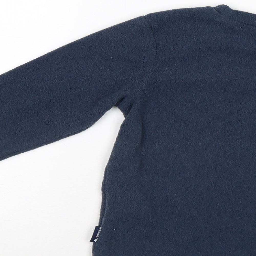 DECATHLON Boys Blue Pullover Sweatshirt Size 6 Years